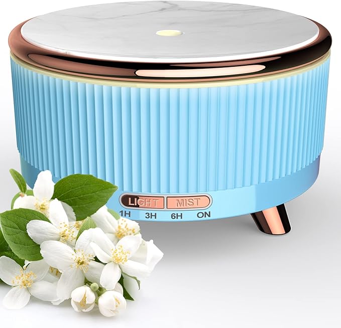 500ml Large Room Essential Oil Diffuser β Cool Mist Humidifier with Remote, 7 LED Colors, 3 Mist Modes & Auto Shut-Off