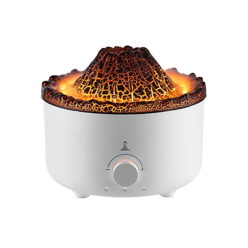 LavaGlow – 560ml Volcanic Humidifier & Ultrasonic LED Diffuser