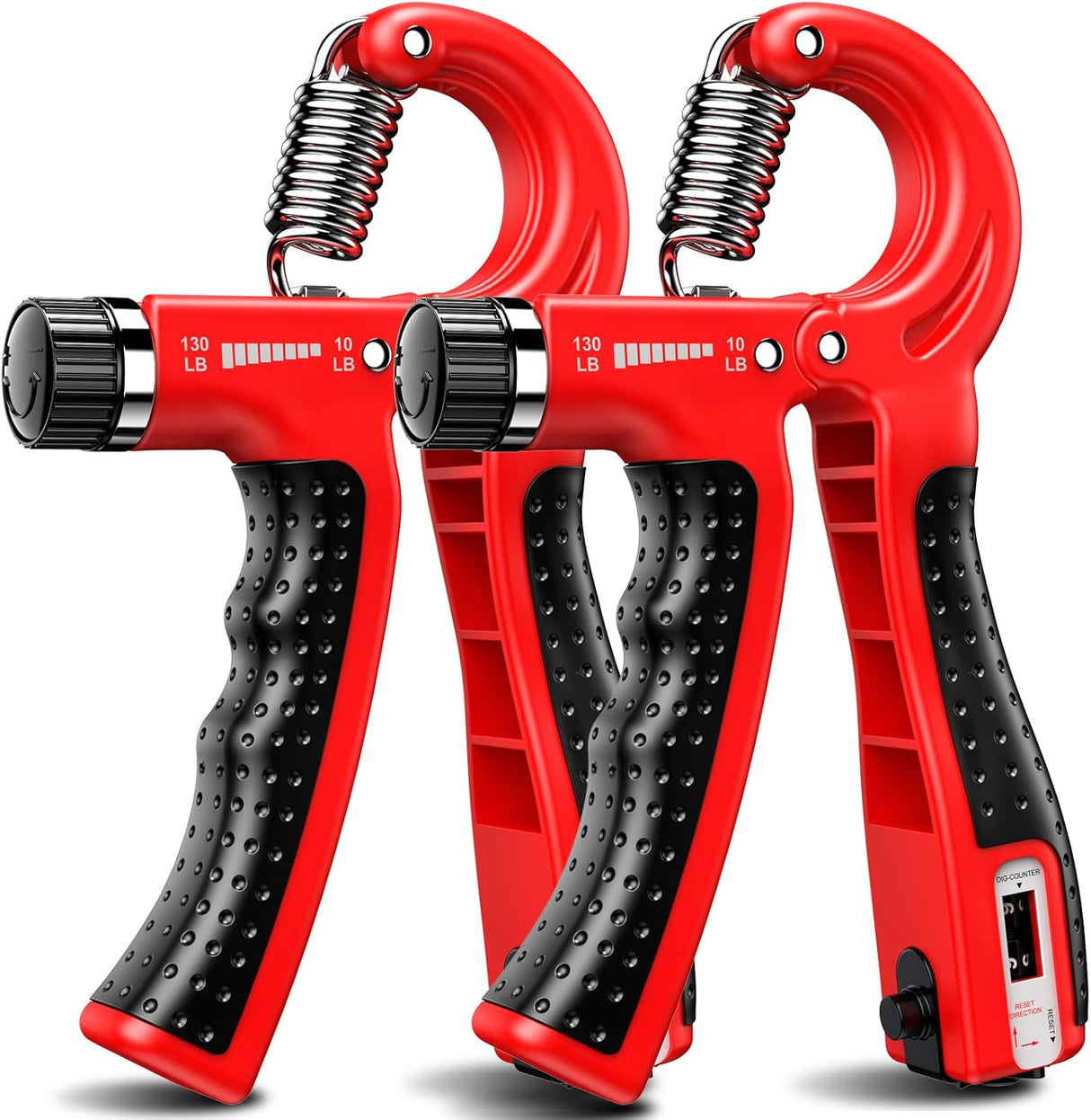 Build and Recover Muscles with Our 10–130 lb Adjustable Grippers Set