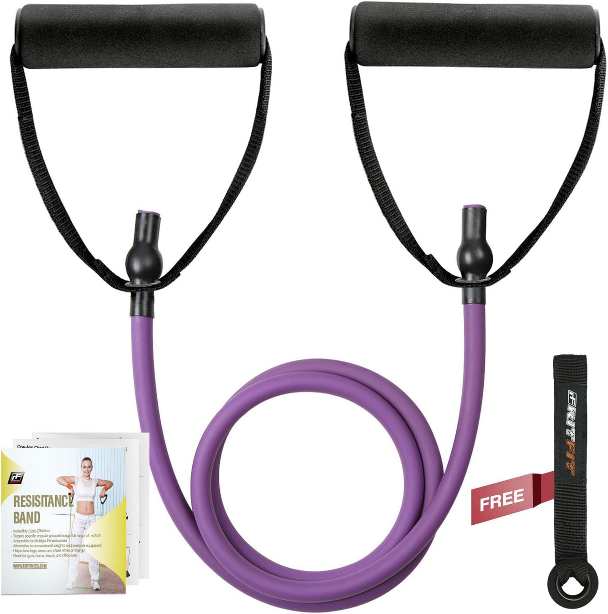 Total Body Resistance Band with Handles – Light, Safe & Effective Strength Training at Home