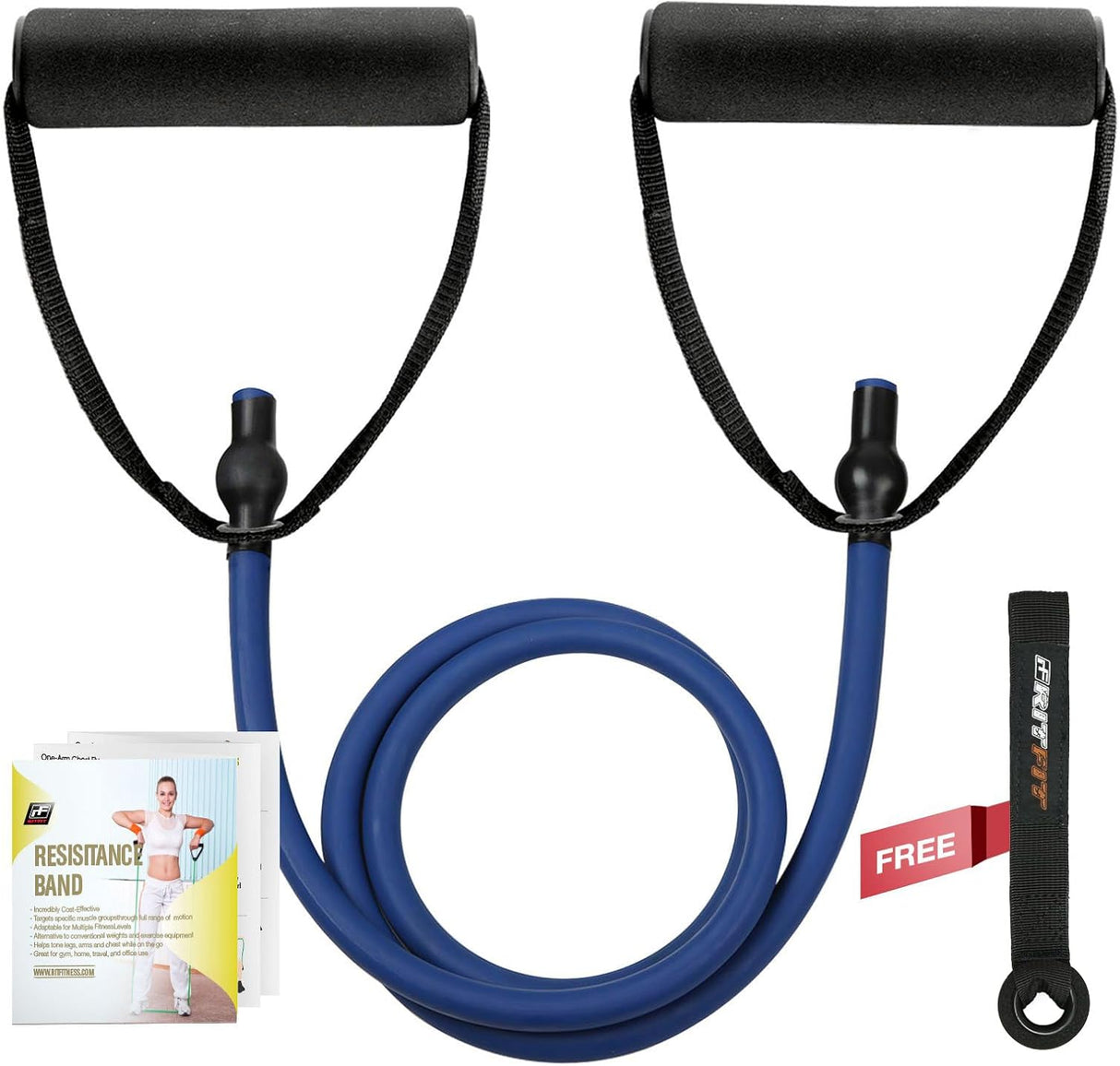 Total Body Resistance Band with Handles – Light, Safe & Effective Strength Training at Home