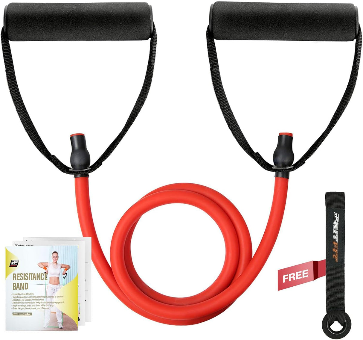 Total Body Resistance Band with Handles – Light, Safe & Effective Strength Training at Home