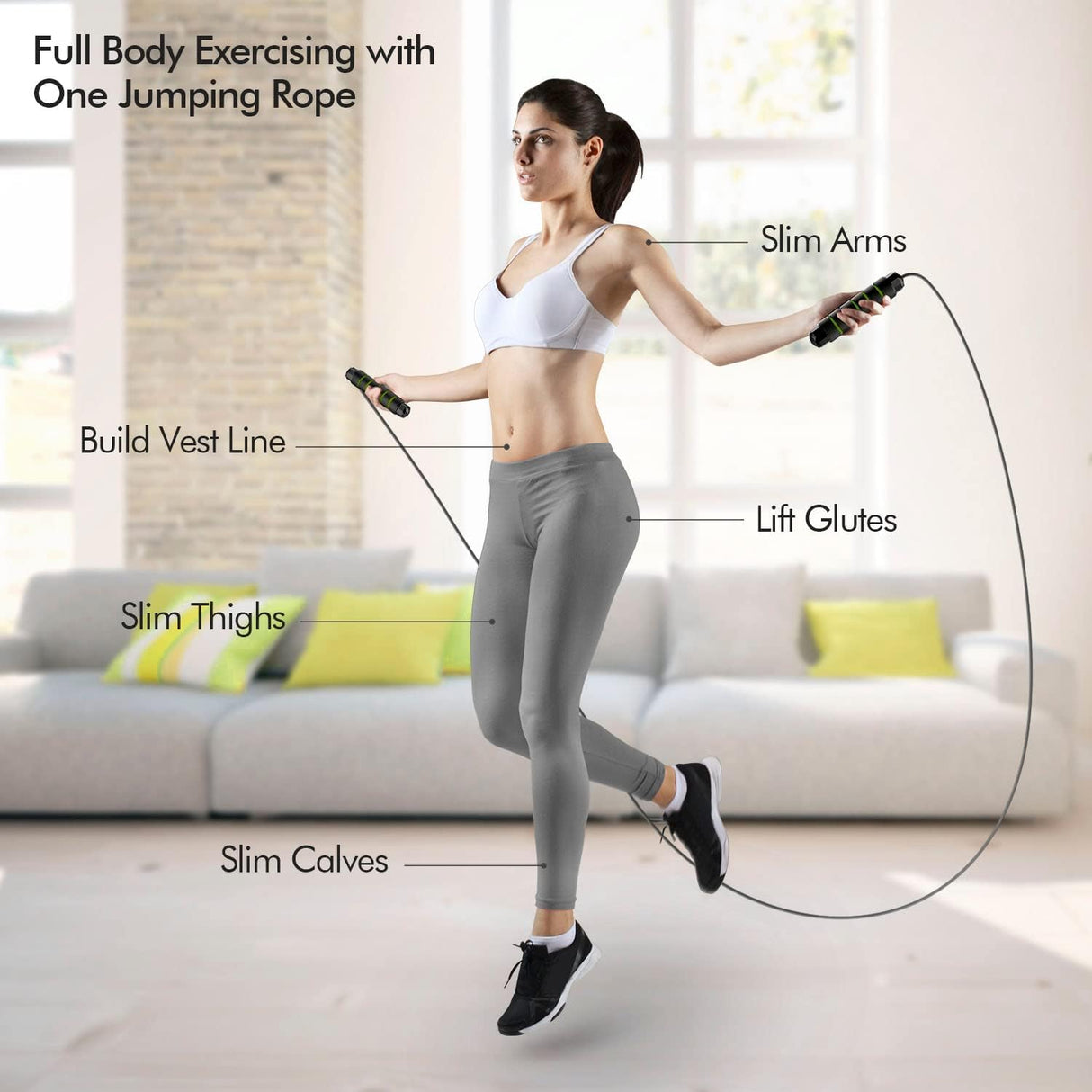Burn Fat, Build Stamina – Lightweight Speed Jump Rope for Fast, Focused Cardio