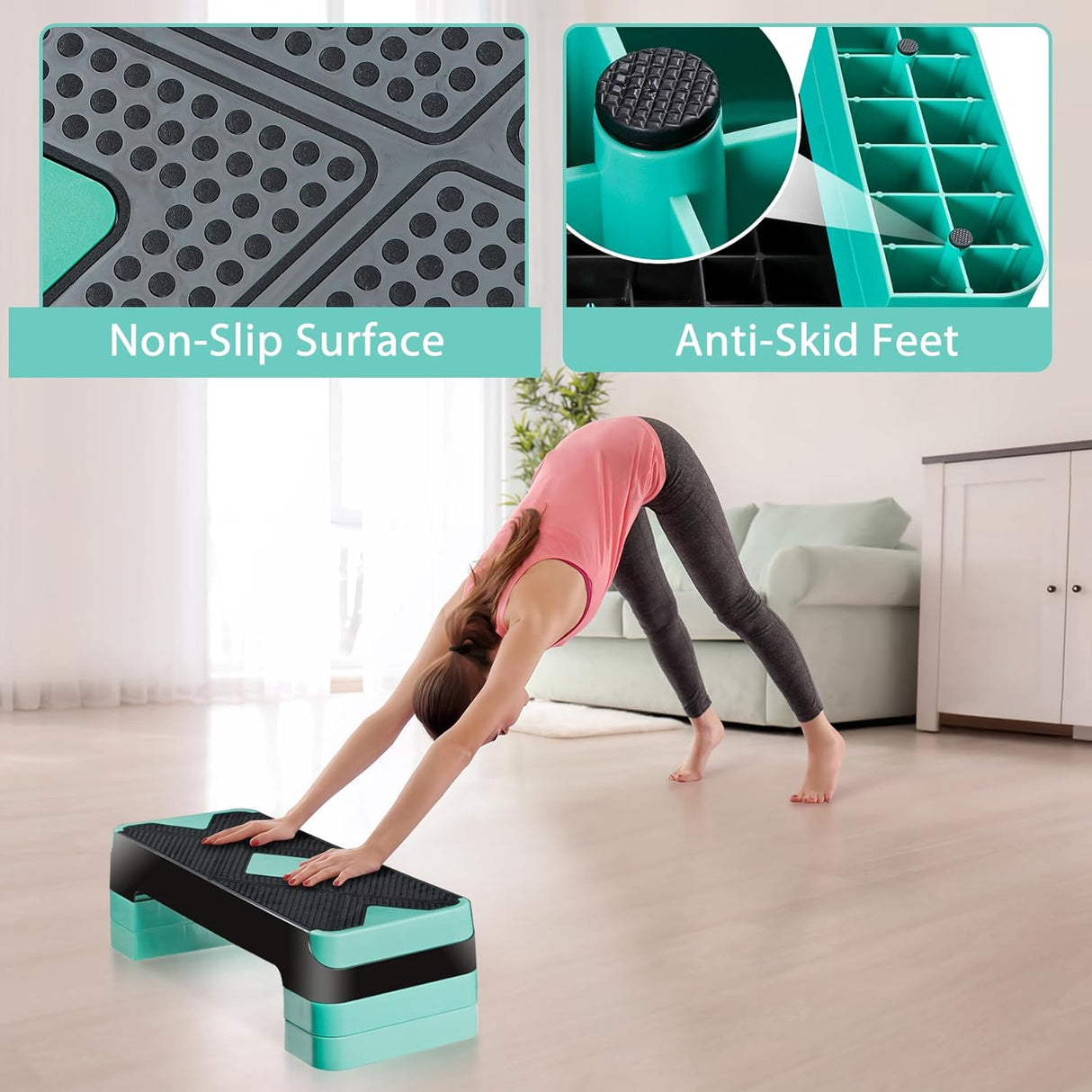 Tone Your Legs, Boost Cardio & Sculpt Glutes with Our Adjustable Step Platform