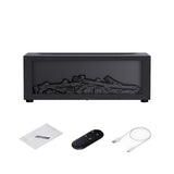 Fireplace Flame Aroma Diffuser – 7-Color Ultrasonic Essential Oil Humidifier