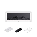 Fireplace Flame Aroma Diffuser – 7-Color Ultrasonic Essential Oil Humidifier
