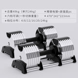 Adjustable Electroplated Dumbbells Professional Gym and Home Fitness