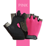 Breathable Anti Slip Half Finger Gym Gloves for Men and Women