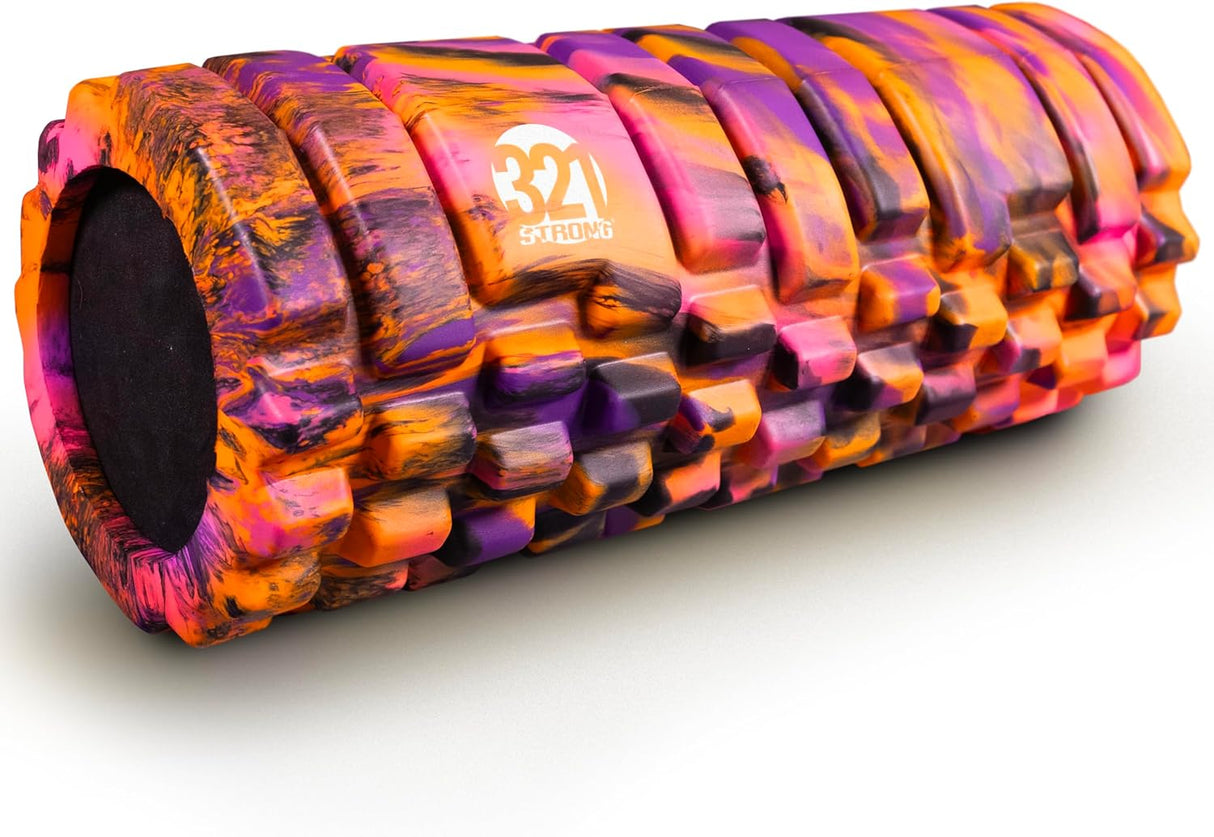 Relieve Soreness, Loosen Tight Muscles & Recover Faster with Our Medium-Density Foam Roller