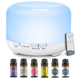 Aroma Diffuser and Humidifier 500ML with Remote Control