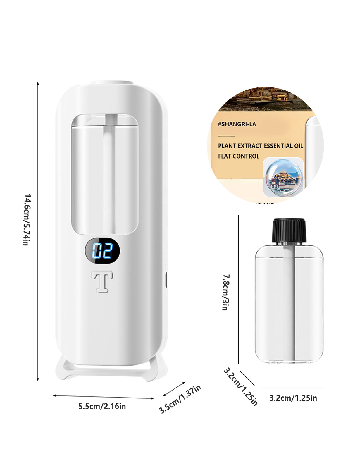 Relaxing Aroma Humidifier with LED Lights – Ultrasonic Essential Oil Diffuser for Calm & Comfort
