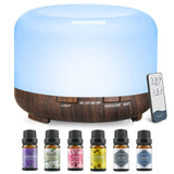 Aroma Diffuser and Humidifier 500ML with Remote Control