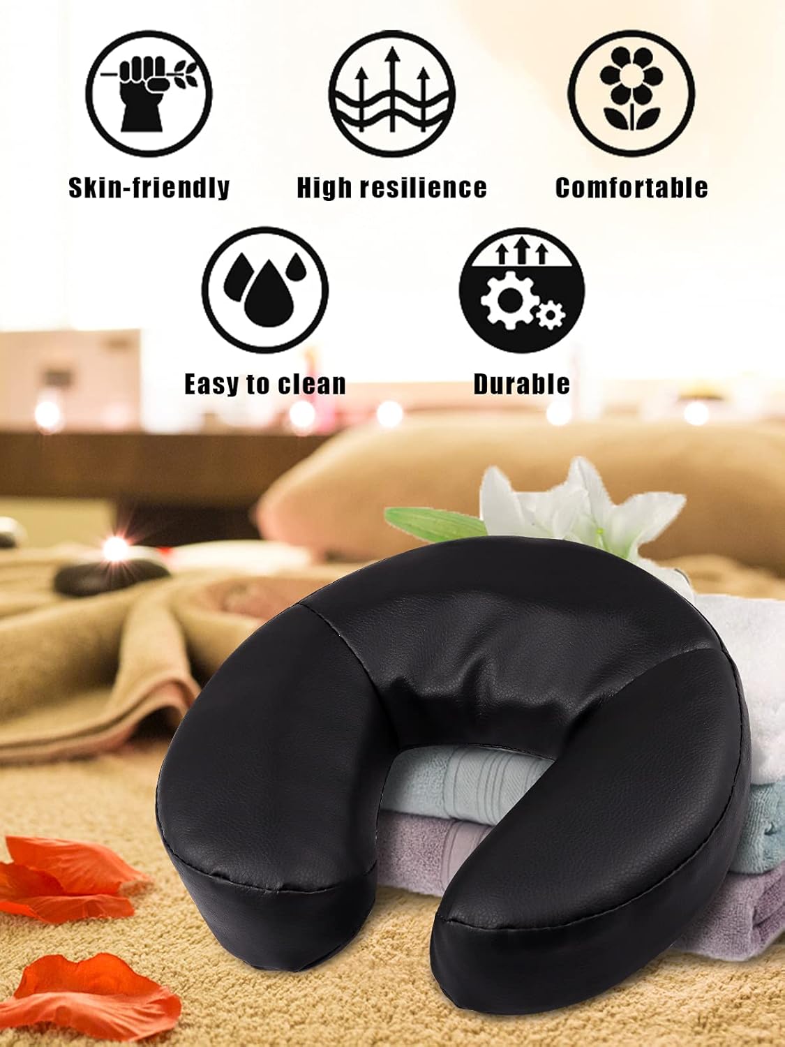 Wellness Essentia's U-Shaped Headrest Face Massage Pillow