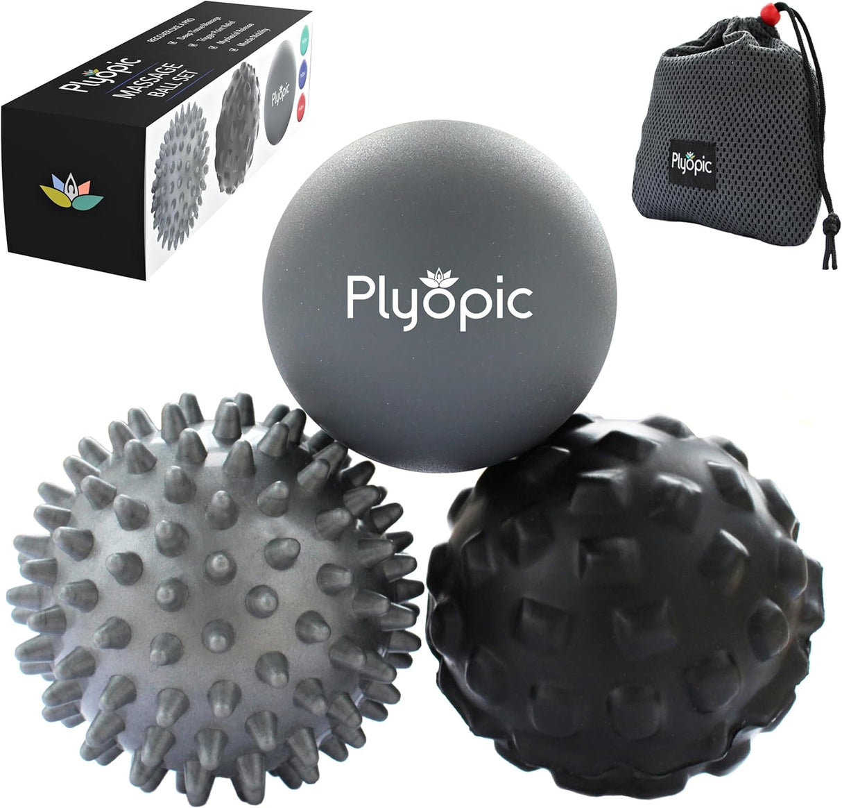 Target Trigger Points & Release Tight Muscles Anywhere with Our Deep Tissue Massage Ball Set