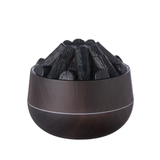 Charcoal Fire Air Humidifier & Aroma Diffuser – Mini Mist Sprayer with Night Light for Home