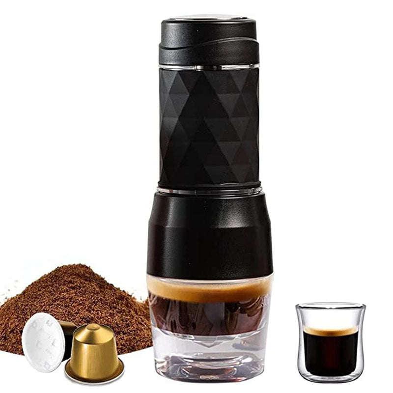 Cafelffe 3-in-1 Hand Press Portable Coffee Maker for Espresso & Travel