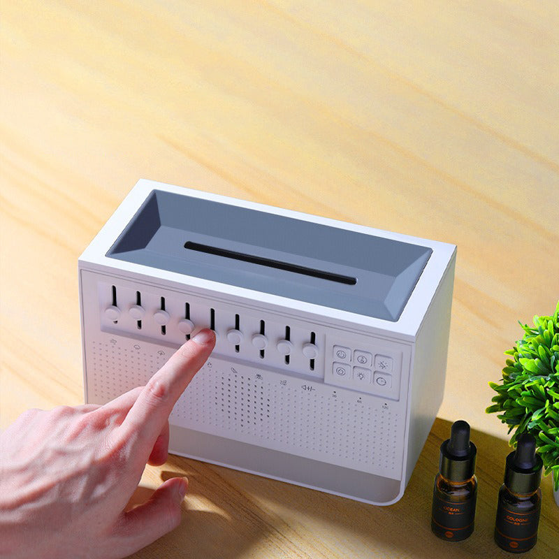 SereniSound 3-in-1 – White Noise Machine, Bluetooth Speaker & Night Light Humidifier with 8 Nature Sounds