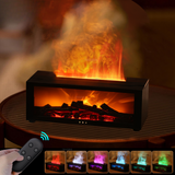 Fireplace Flame Aroma Diffuser – 7-Color Ultrasonic Essential Oil Humidifier