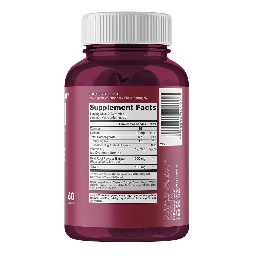 Goli Beets Cardio Gummies