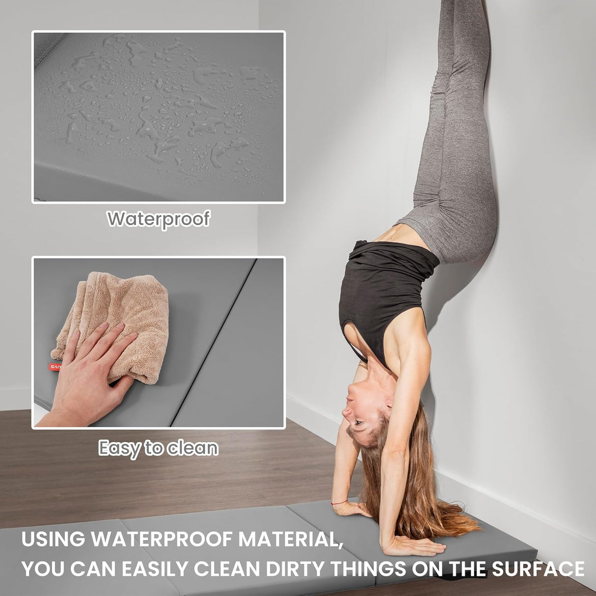 Train, Stretch & Tumble Safely with the Foldable Multicolor Gymnastics Cushioned Mat