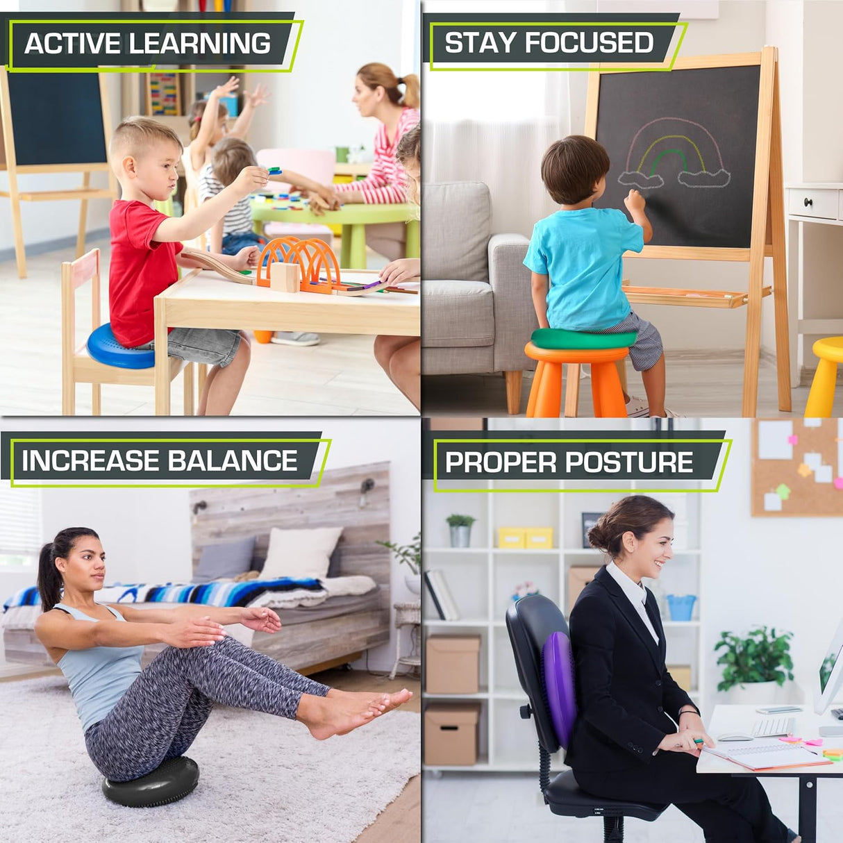 Strengthen Core & Improve Posture with Our 14” Balance Disc Trainer
