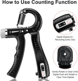 Build and Recover Muscles with Our 10–130 lb Adjustable Grippers Set