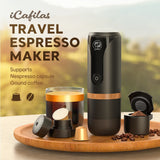 ICafilas's Portable Espresso Maker for Car, Home & Travel