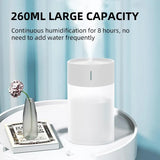 260ml Portable Smart USB Humidifier & Aroma Diffuser