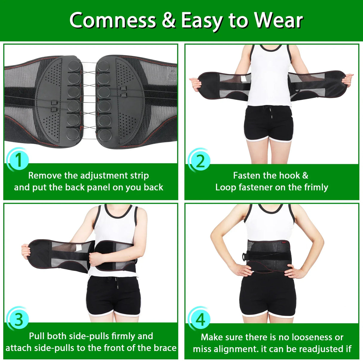 Wellness Essentia's LSO Lumbar Support Belt with Adjustable Compression