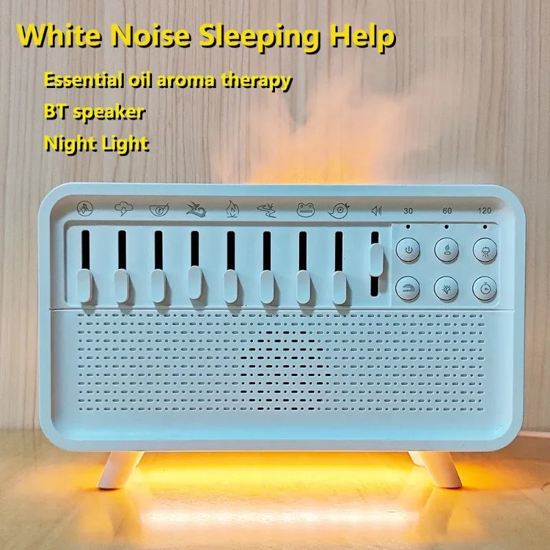 DreamGlow 3-in-1 – White Noise Machine, Bluetooth Speaker &amp; Night Light Humidifier