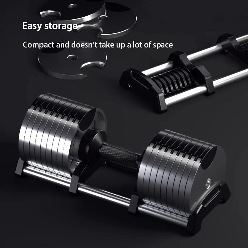 Adjustable Electroplated Dumbbells Professional Gym and Home Fitness