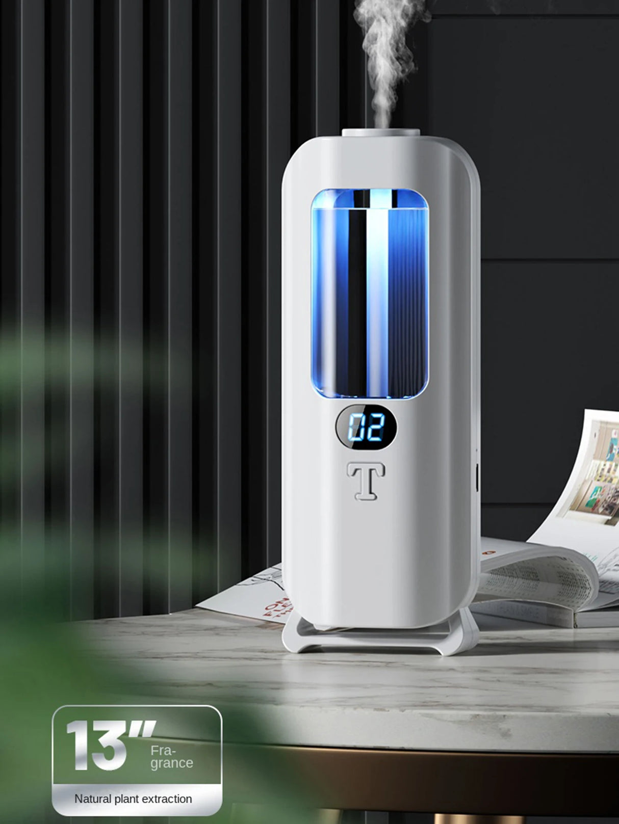 Relaxing Aroma Humidifier with LED Lights – Ultrasonic Essential Oil Diffuser for Calm & Comfort