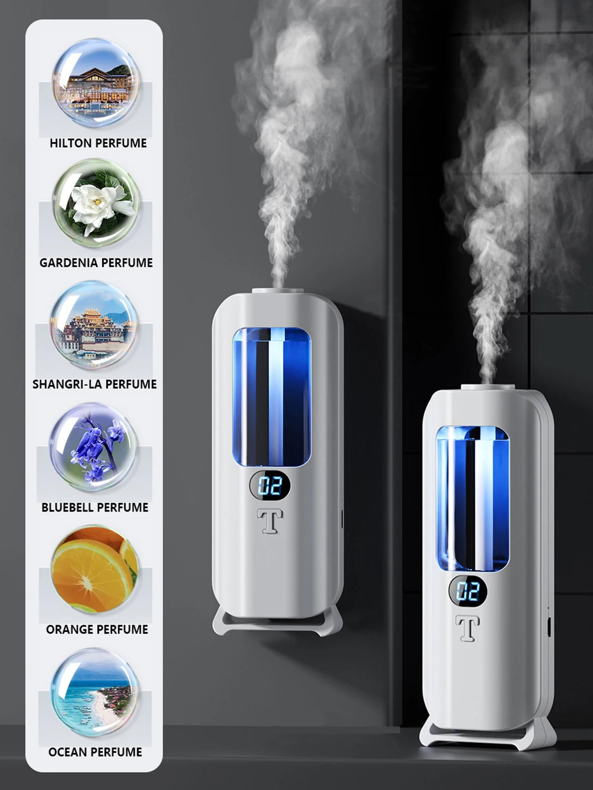 Relaxing Aroma Humidifier with LED Lights – Ultrasonic Essential Oil Diffuser for Calm & Comfort
