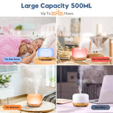 Aroma Diffuser and Humidifier 500ML with Remote Control