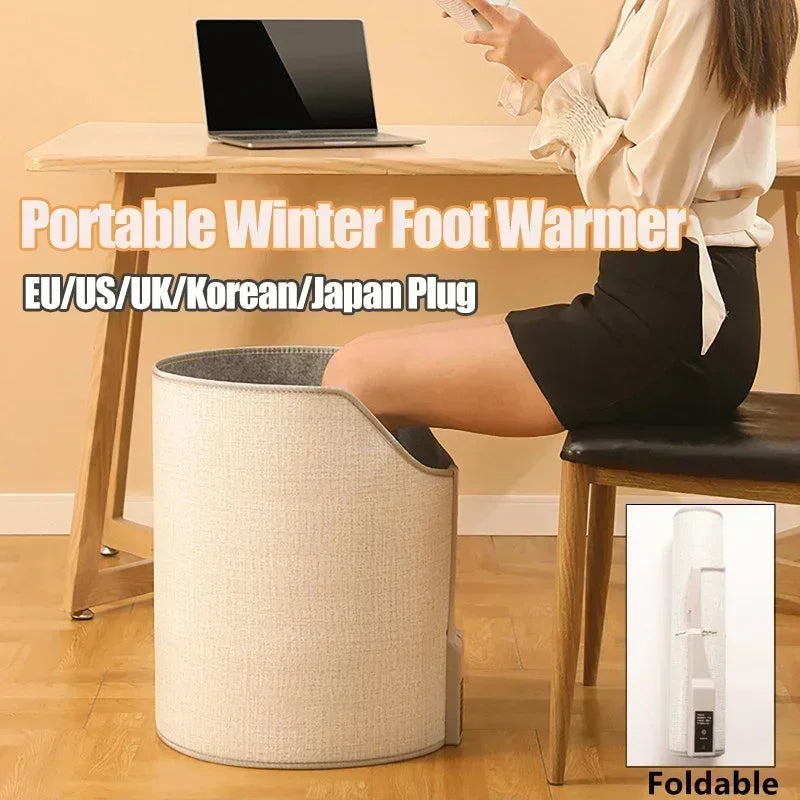 Wellness Essentia's Electric Foot Warmer & Heating Pad for Home & Office