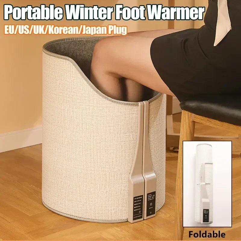 Wellness Essentia's Electric Foot Warmer & Heating Pad for Home & Office