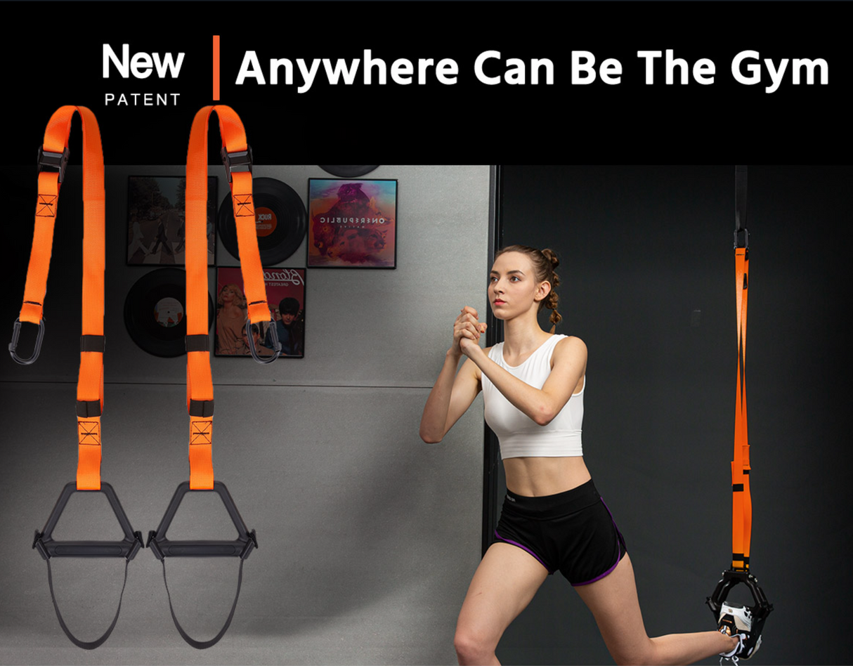 Transform Any Space Into a Full-Body Gym with Our Suspension Training Strap Kit