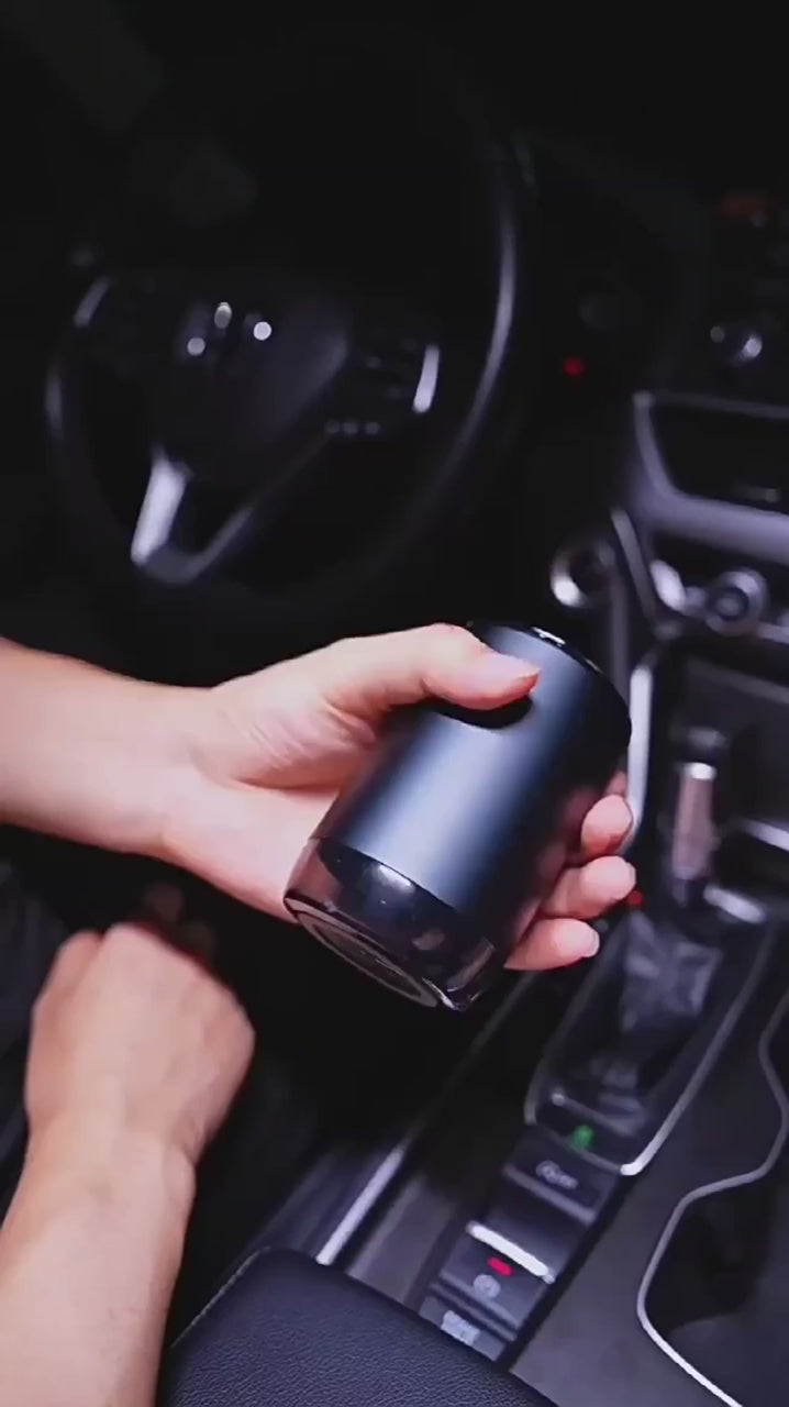Smart Car Aroma Diffuser – Rechargeable, 5-Level Scent Control-Starry Light Design