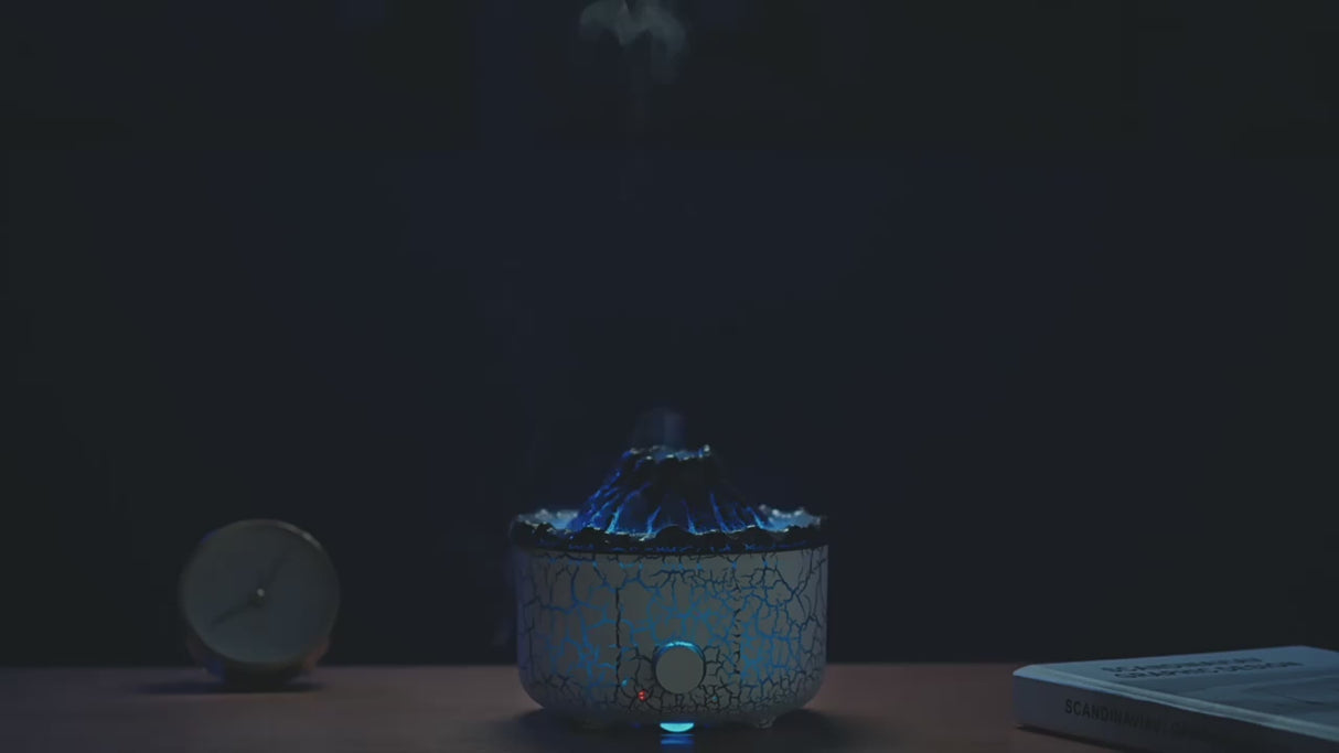 LavaGlow – 560ml Volcanic Humidifier & Ultrasonic LED Diffuser