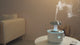 Rotating Umbrella Rain Humidifier – Raindrop Aroma Essential Oil Diffuser with Remote Control, Night Light & Water Drop Sound for Home